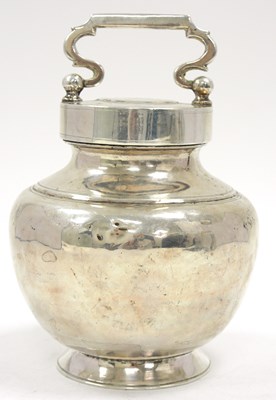 Lot 53 - A white metal water pot or Priests Kamandal of...