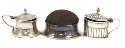 Lot 59 - Mixed Lot:  George V silver framed pin...