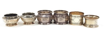 Lot 60 - Mixed Lot: A pair of George V silver open...