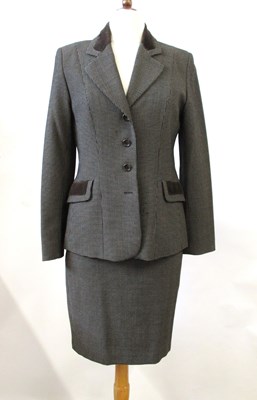 Lot 97 - A Gerard Darel two piece skirt suit, in single...