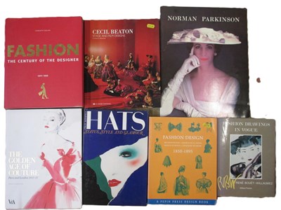 Lot 277 - A quantity of books on fashion and millinery
