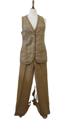Lot 47 - A 1970's wool two piece by Bleu Marine Design,...