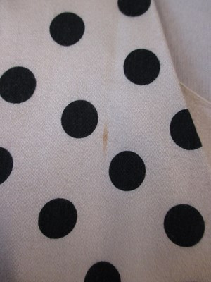 Lot 64 - Karl Lagerfeld: a 1980's black and cream shift...