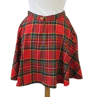 Lot 71 - Vivienne Westwood: a 1980-90's tartan mini...
