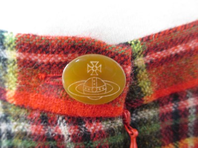 Lot 71 - Vivienne Westwood: a 1980-90's tartan mini...