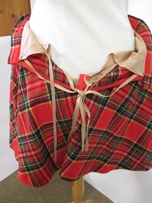 Lot 71 - Vivienne Westwood: a 1980-90's tartan mini...