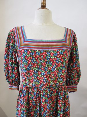 Lot 70 - Ungaro for Harrods: a short sleeve dress with...