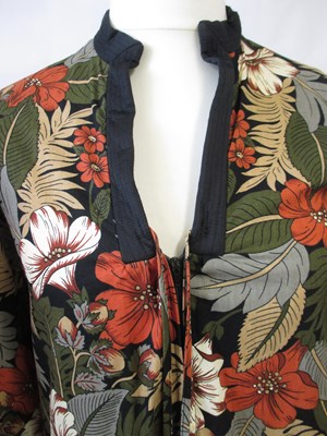 Lot 46 - Two maxi dresses: including a 1970's polyester...
