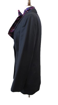Lot 74 - Aquascutum: a black single breast jacket size...