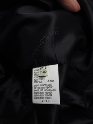 Lot 74 - Aquascutum: a black single breast jacket size...
