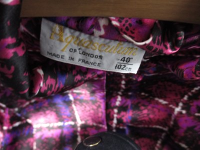 Lot 74 - Aquascutum: a black single breast jacket size...