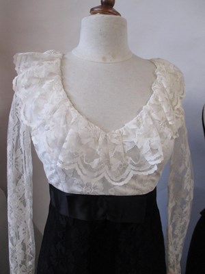 Lot 43 - Two mid 20th century evening dresses:...