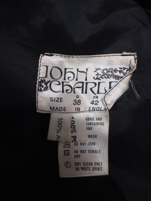 Lot 57 - John Charles: a blue sequin dress, with deep...