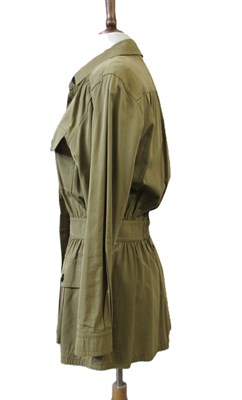 Lot 67 - Escada: a military style cotton utility jacket,...