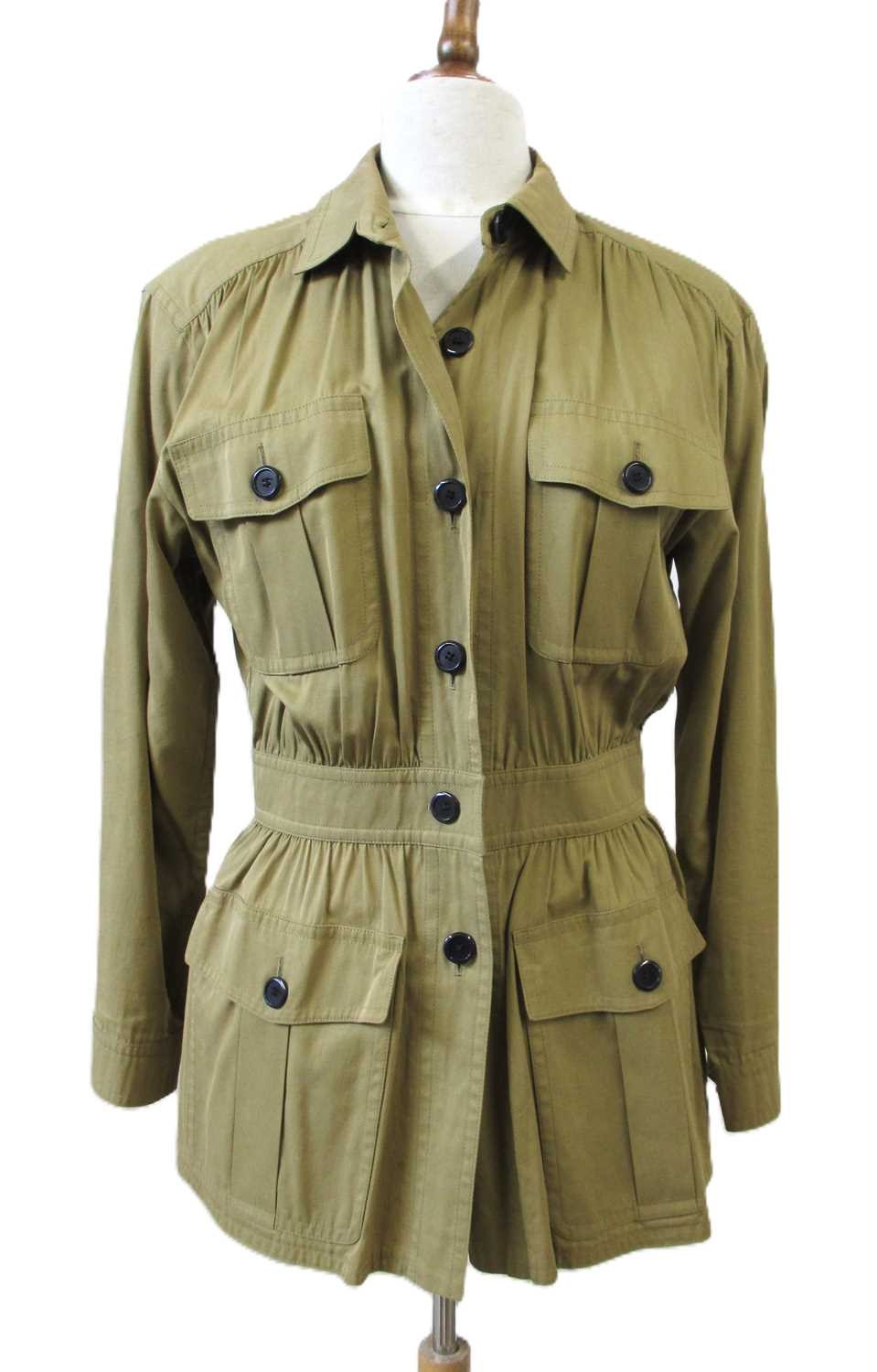 Lot 67 - Escada: a military style cotton utility jacket,...