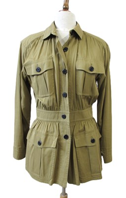 Lot 67 - Escada: a military style cotton utility jacket,...