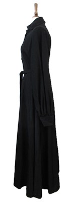 Lot 52 - Jean Varon: a black 'spider web' dress, with...