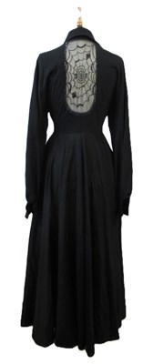 Lot 52 - Jean Varon: a black 'spider web' dress, with...
