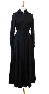 Lot 52 - Jean Varon: a black 'spider web' dress, with...