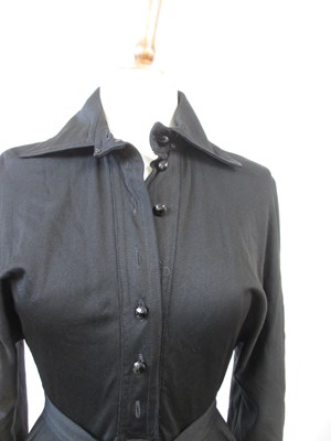 Lot 52 - Jean Varon: a black 'spider web' dress, with...
