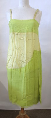 Lot 7 - A 1920's beaded dress, the double layer...