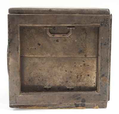 Lot 126 - An Edwardian silver mounted presentation two...