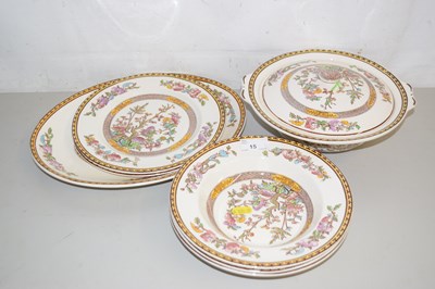Lot 15 - A quantity of Washington Indian Tree pattern...