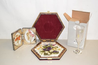 Lot 20 - A James Peters of Honiton cased porcelain...