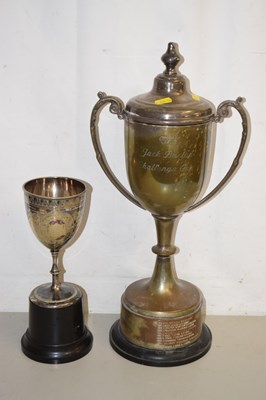 Lot 23 - Silver plated Jack Buxton Challenge Cup...