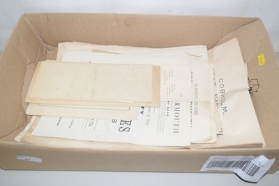 Lot 49 - Group of various sale particulars and...