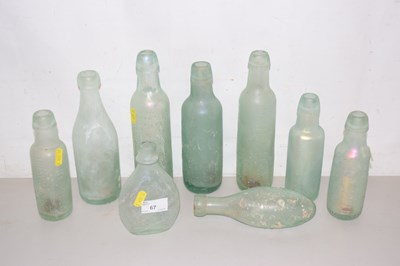 Lot 67 - A group of vintage glass and ceramic bottles