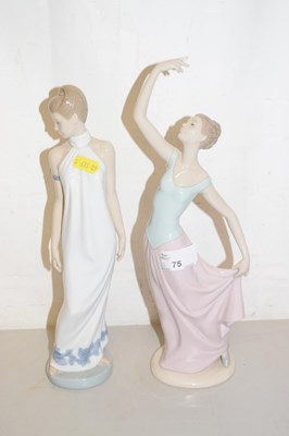 Lot 75 - Two Nao porcelain figurines