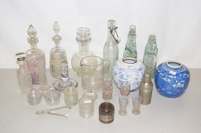 Lot 138 - Mixed Lot: Various decanters, ginger jars and...