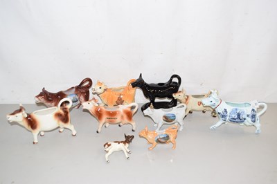 Lot 177 - A range of modern cow creamers