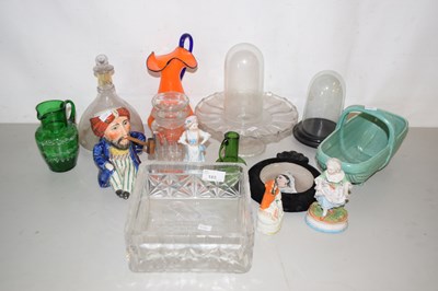 Lot 185 - Mixed Lot: Various glass wares, character jug,...
