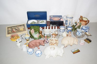Lot 188 - Mixed Lot: Various ornaments, vases, Doulton...