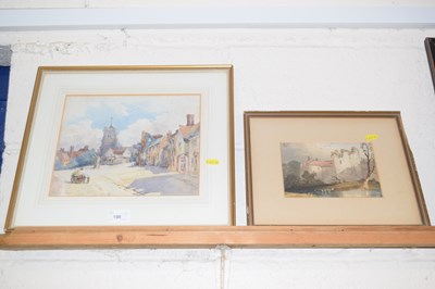 Lot 198 - Late 19th Century watercolour study of a...