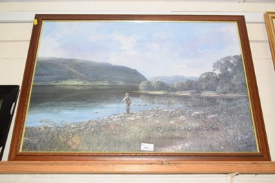 Lot 202 - Clive Madgwick coloured print of fishermen