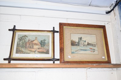 Lot 204 - A 19th Century watercolour study marked to the...