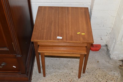 Lot 214 - A nest of two retro tables