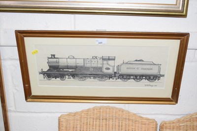 Lot 220 - A railway print The Earl of Kerry