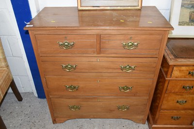 Lot 226 - A late Victorian American walnut five drawer...
