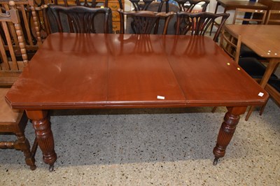 Lot 260 - A late Victorian stained walnut extending...