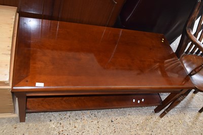 Lot 267 - A modern darkwood coffee table likely by...