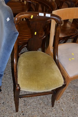 Lot 277 - A Victorian bedroom chair