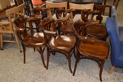 Lot 290 - Set of six bentwood chairs