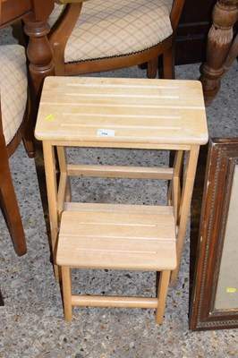 Lot 294 - A folding step stool