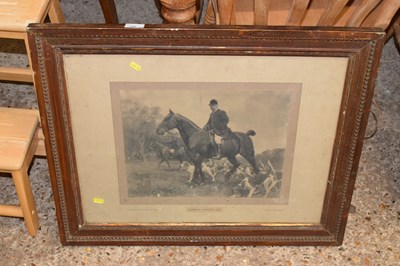 Lot 296 - Fox Hunting Interest - Monochrome print...