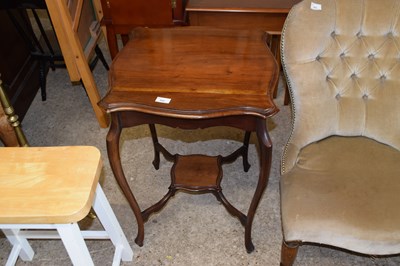 Lot 302 - A late 19th Century walnut lamp table on...