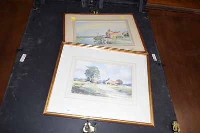 Lot 307 - H W Tuck, watercolour study of a Salthouse...